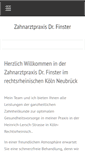 Mobile Screenshot of drfinster.de